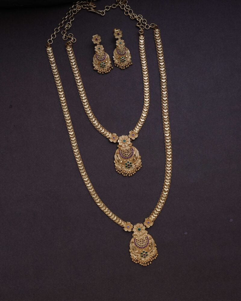 One Gram Gold Polished Forming Combo - JCCM014
