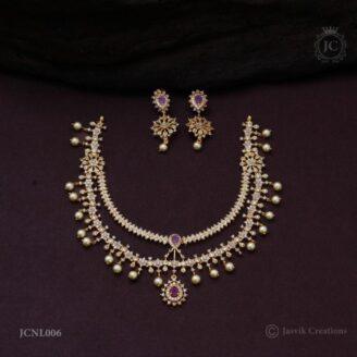 AD Stone Necklace - JCNL006