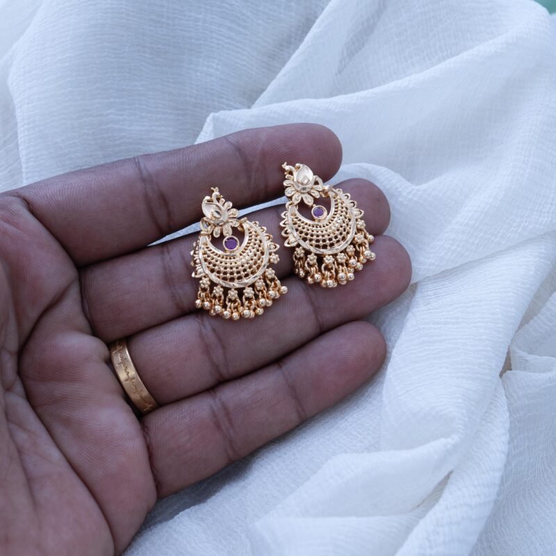 Micro Plated Bali Ear Rings JCER020 - Image 2