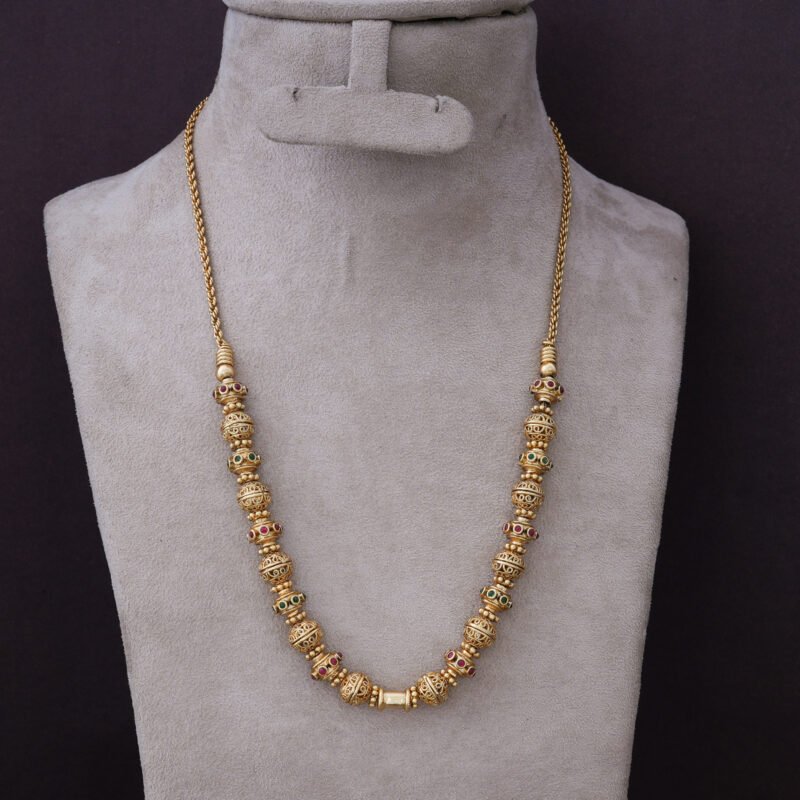 Brass Based Ball Chain - Necklace - JCNL151 - Image 2