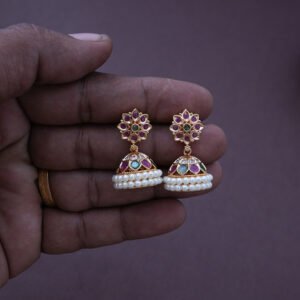 Micro Plated Jumka - JCER066 - Image 2