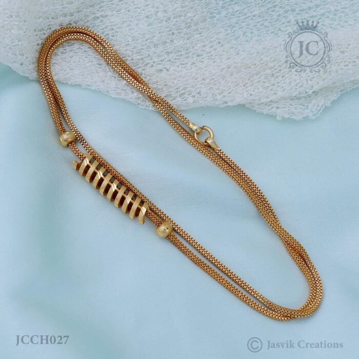 Forming Mugappu chain - JCCH027 650 24 Inch