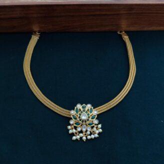 Kundan Pendent Necklace - JCNL082