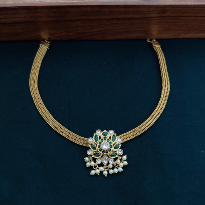 Kundan Pendent Necklace JCNL082 499
