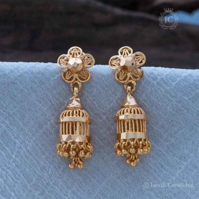 Micro Plated Gold Look Jumka JCER015 190