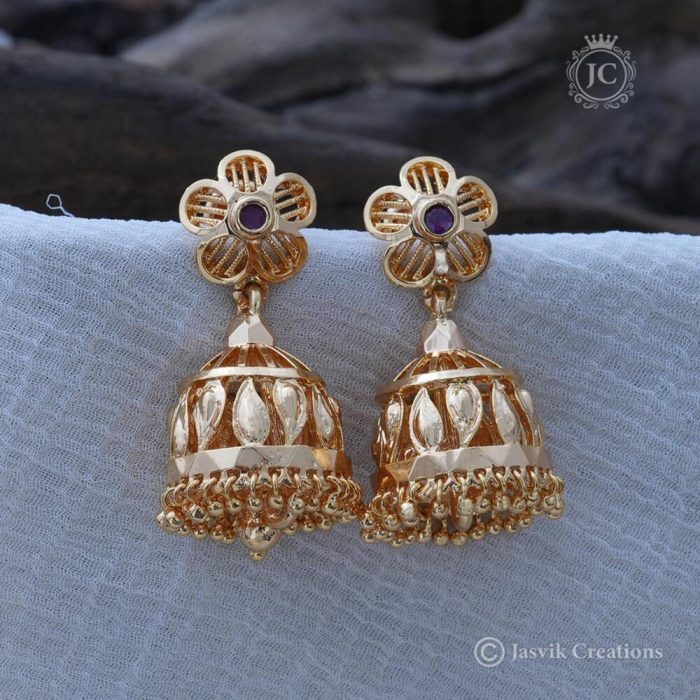 Micro Plated Gold Look Jumka JCER029 299