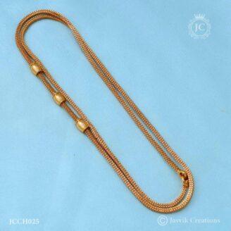 Micro Plated Mugappu chain - JCCH025