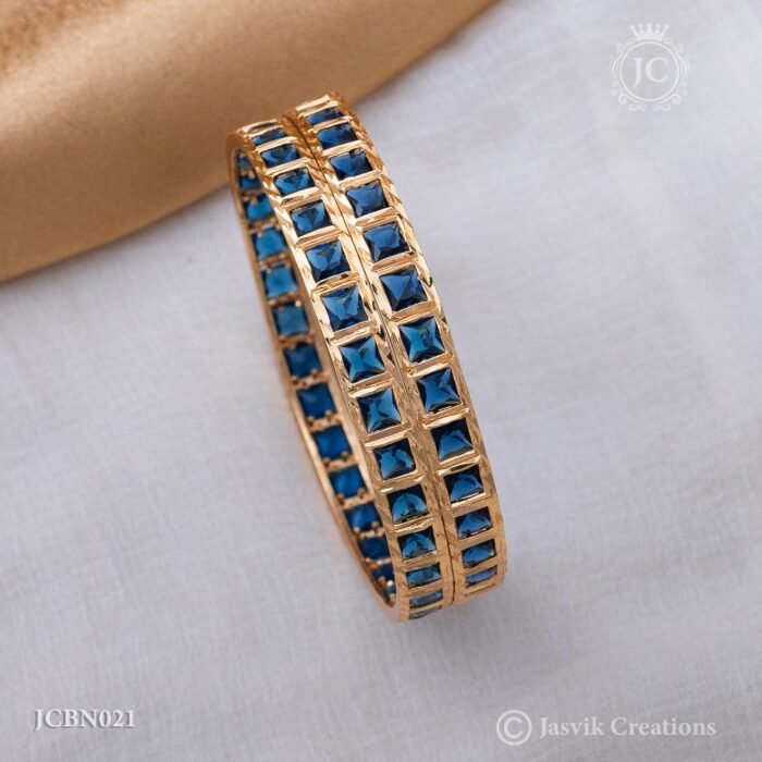 Micro Plated Stone Bangle JCBN021 550