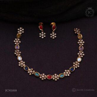 Navarathna Antique Necklace - JCNL018