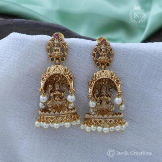 Premium Antique Temple Jhumka JCER031