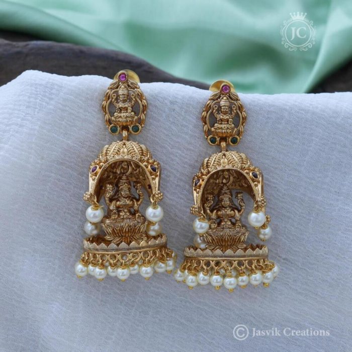 Premium Antique Temple Jumka JCER031 450