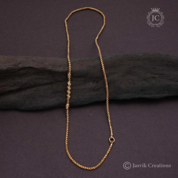 109 Micro-Gold-Mugappu-Chain- JCCH109 550-(3)
