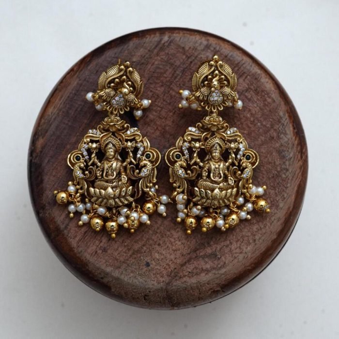 14 Premium Nakshi Anitique Gold Replica Necklace JCNL102 1299(A)