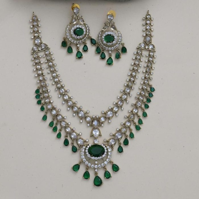 19 Trisha Inspired Victorian Layer Necklace JCNL107 1499