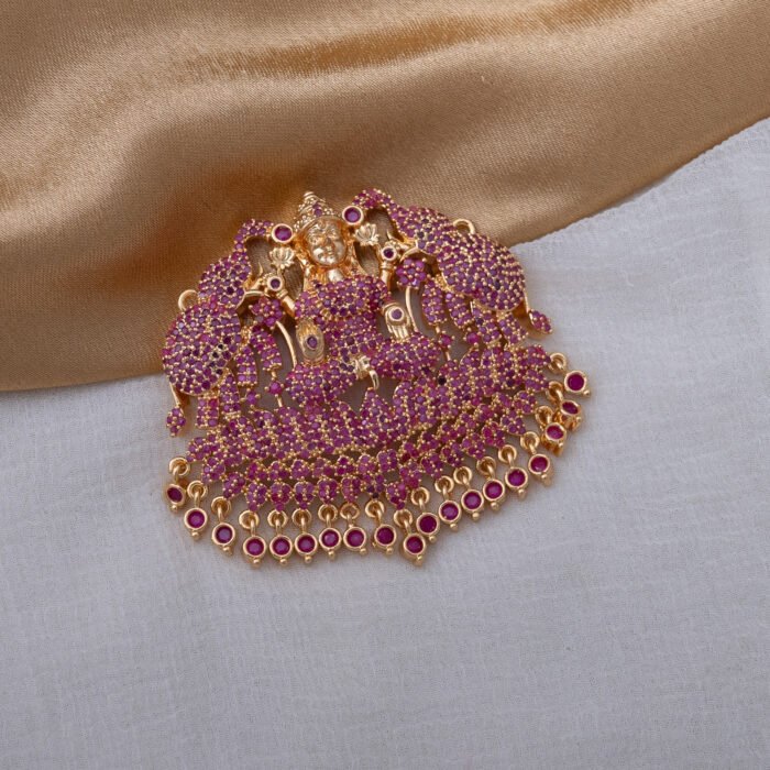 24 Microplated AD Lakshmi Dollar - JCPT024 750(#