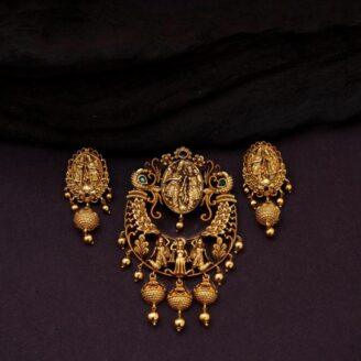 Premium Antique Pendent Set - JCPT029