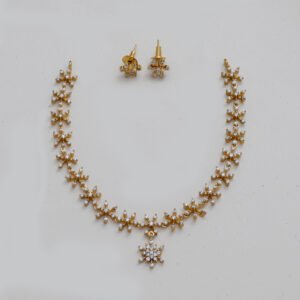 Diamond Replica Star Pendent Necklace - JCNL090 - Image 2