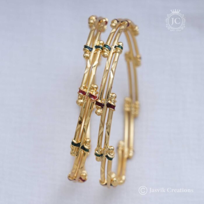 56 Micro Gold GRT Bangle JCBN056 -375(1)