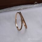 57 Micro-Gold-Plated-Black-Bead-Bangle-(2)-JCBN057