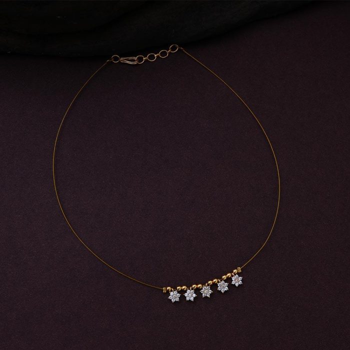 Invisible 5 Center Star Necklace 350