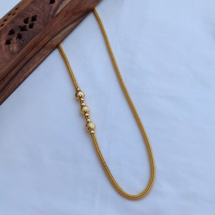 MicroplatedBall Mugappu Rope Chain 499 (1)