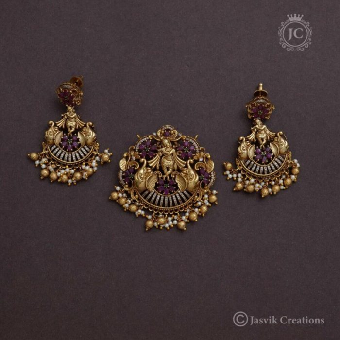 Premium-Antique-Krishnar-Pendent-Set---JCPT038--850