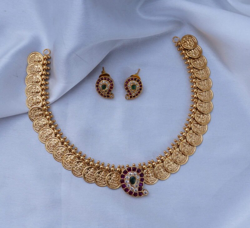 Premium Coin Mango Necklace -JCNL121 - Image 2