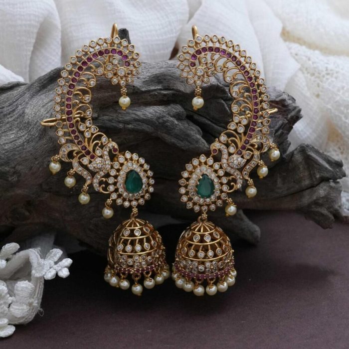 Premium-Ear-Cuff-Model-Jhumka--JCER138-699 Premium-Ear-Cuff-Model-Jhumka--JCER138-699