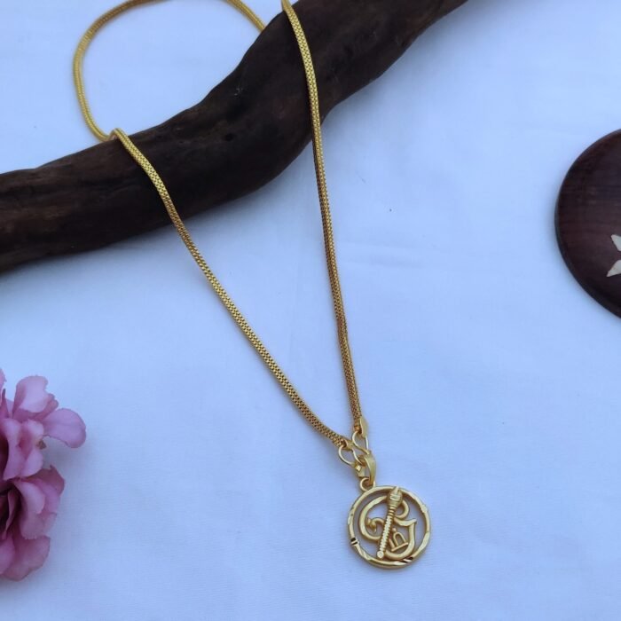 Round Om dollar Short Chain JCCH081 450(A)