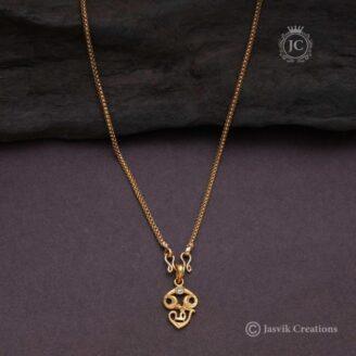 Micro Plated Chain with Forming Pendent - JCCH116