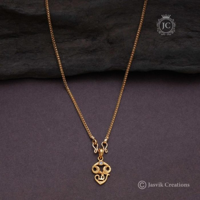 116 Micro Plated Chain with Forming Pendent JCCH116 18Inch 450 (3)