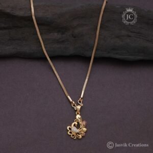 Micro Plated Chain with Forming Pendent - JCCH118