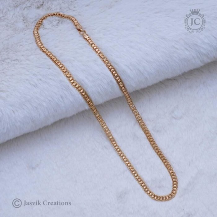 138 Micro Plated Patta Link Chain 24 Inch 399 30 Inch 499 JCCH138 (11)
