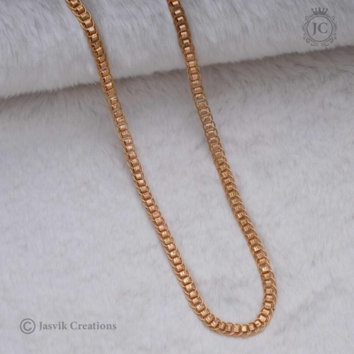 138 Micro Plated Patta Link Chain 24 Inch 399 30 Inch 499 JCCH138 (13)