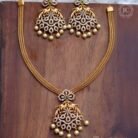 140 Premium Antique Necklace 650 with Back Chain (2) JCCH140
