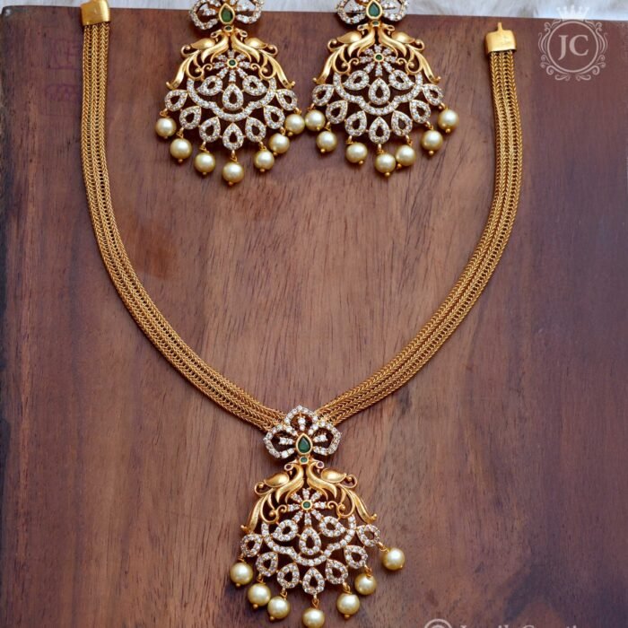 140 Premium Antique Necklace 650 with Back Chain (2) JCCH140