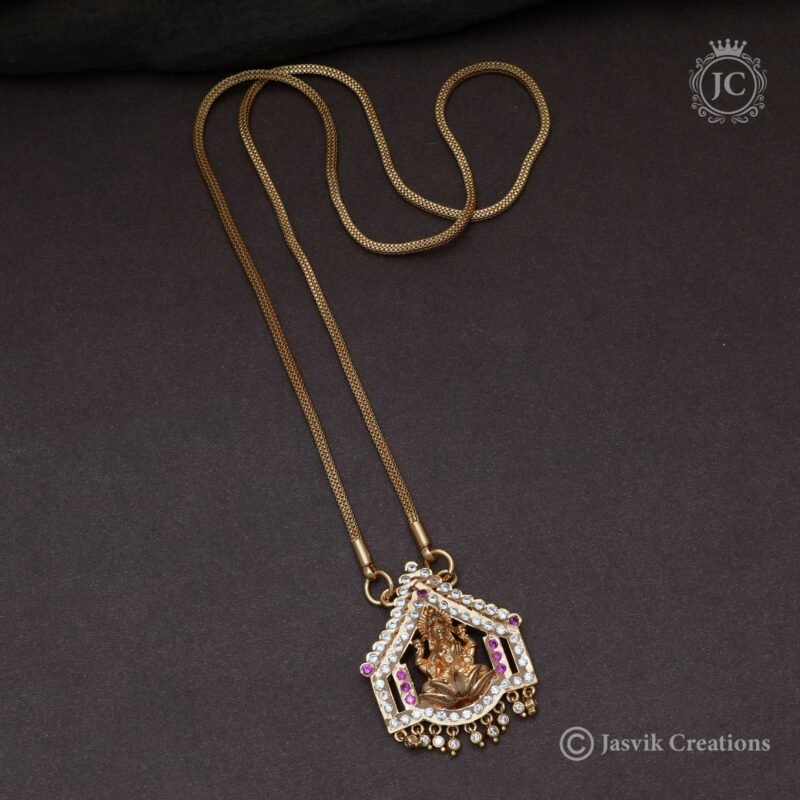 Impon Lakshmi Dollar Chain  - JCCH148