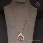 148 Impon Lakshmi Dollar Chain 750 (3) JCCH148