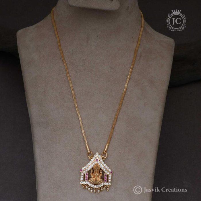 148 Impon Lakshmi Dollar Chain 750 (3) JCCH148