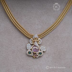 Antique-Ganesha-Necklace - JCNL155 - Image 2