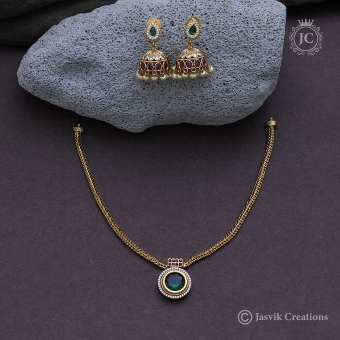 156 Antique-Atikkai-with-Jhumka – JCNL156-699-(2)