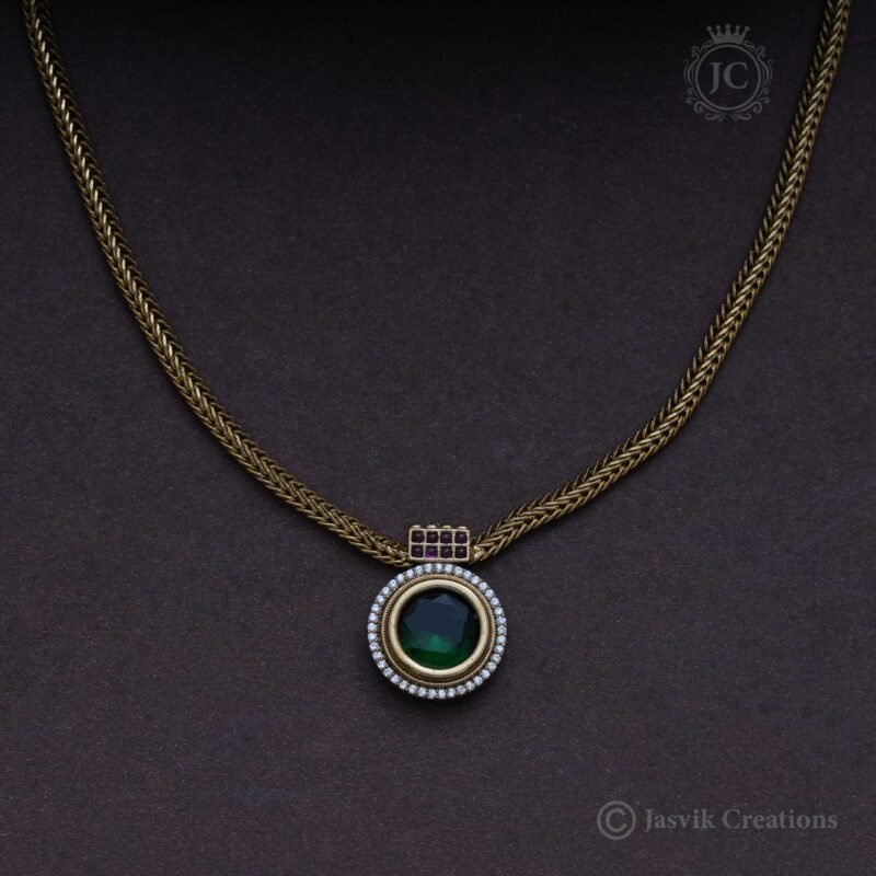 Antique-Atikkai-with-Jhumka - JCNL156 - Image 3