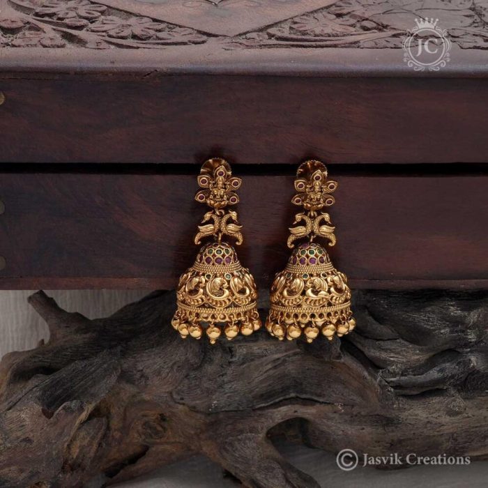 160 Premium Antique Jhumka JCER160 650