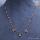 163 Diamond Look Simple Microplated Necklace JCNL163 299 (4)