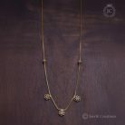 163 Diamond Look Simple Microplated Necklace JCNL163 299 (5)