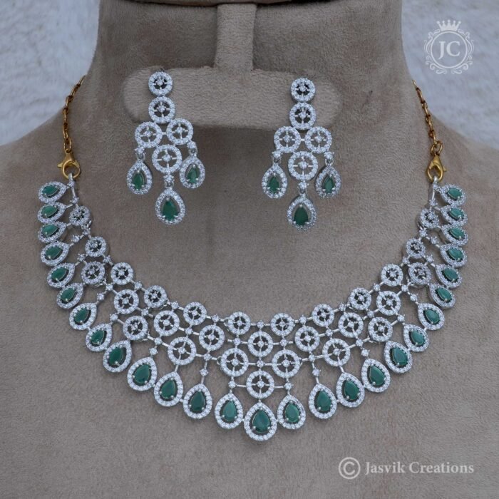 171 Silver Finish Grand Necklace JCNL171 1199 171 Silver Finish Grand Necklace JCNL171 1199