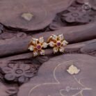 182 Dimond Replica 7 Stone Red white Stud JCER182 150 (6)