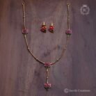 184 Antique Simple Lotus Necklace 499 JCNL184 (1)