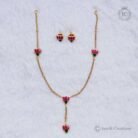184 Antique Simple Lotus Necklace 499 JCNL184 (2)