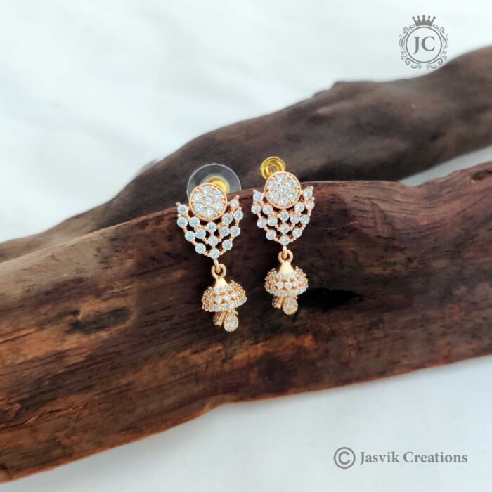 25 Rose Gold Ear Ring – JCRG025 (1)